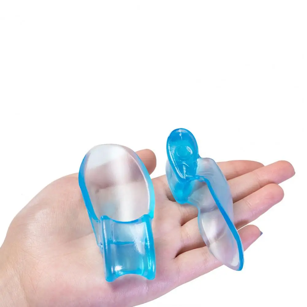 1 пара силиконовых разделителей для пальцев ног, удобный разделитель для пальцев ног, полезный для снятия боли, защита для пальцев ног для пожилых людей - 0