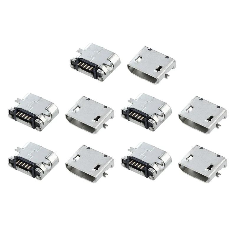 Горячие запчасти для ремонта разъемов типа B Micro-USB с 5-контактным разъемом, 10 шт A и 10 Шт B - 1