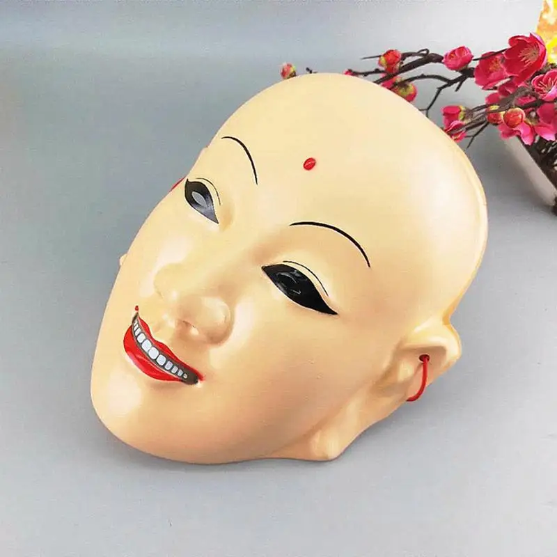 Маска для лица Monk, маска для лица Tang Monk для косплея, Многоразовый костюм Монаха для ролевых игр на Хэллоуин, маска для лица, подарок для взрослых и детей - 1