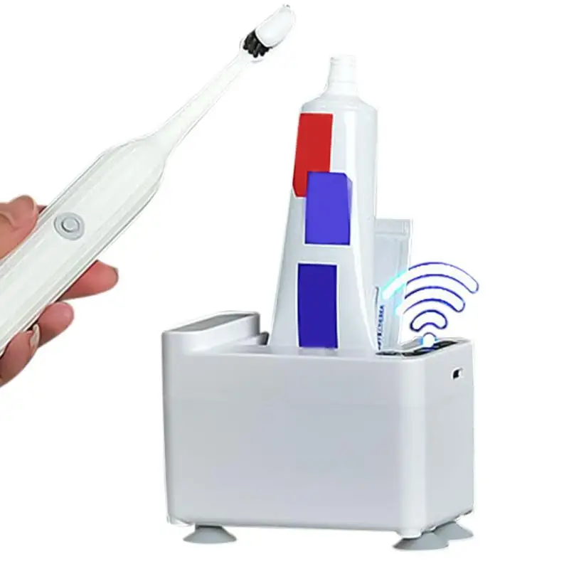 Автоматический дозатор зубной пасты Креативный держатель для зубной пасты на столешнице Портативная соковыжималка для зубной пасты Компактные аксессуары - 1