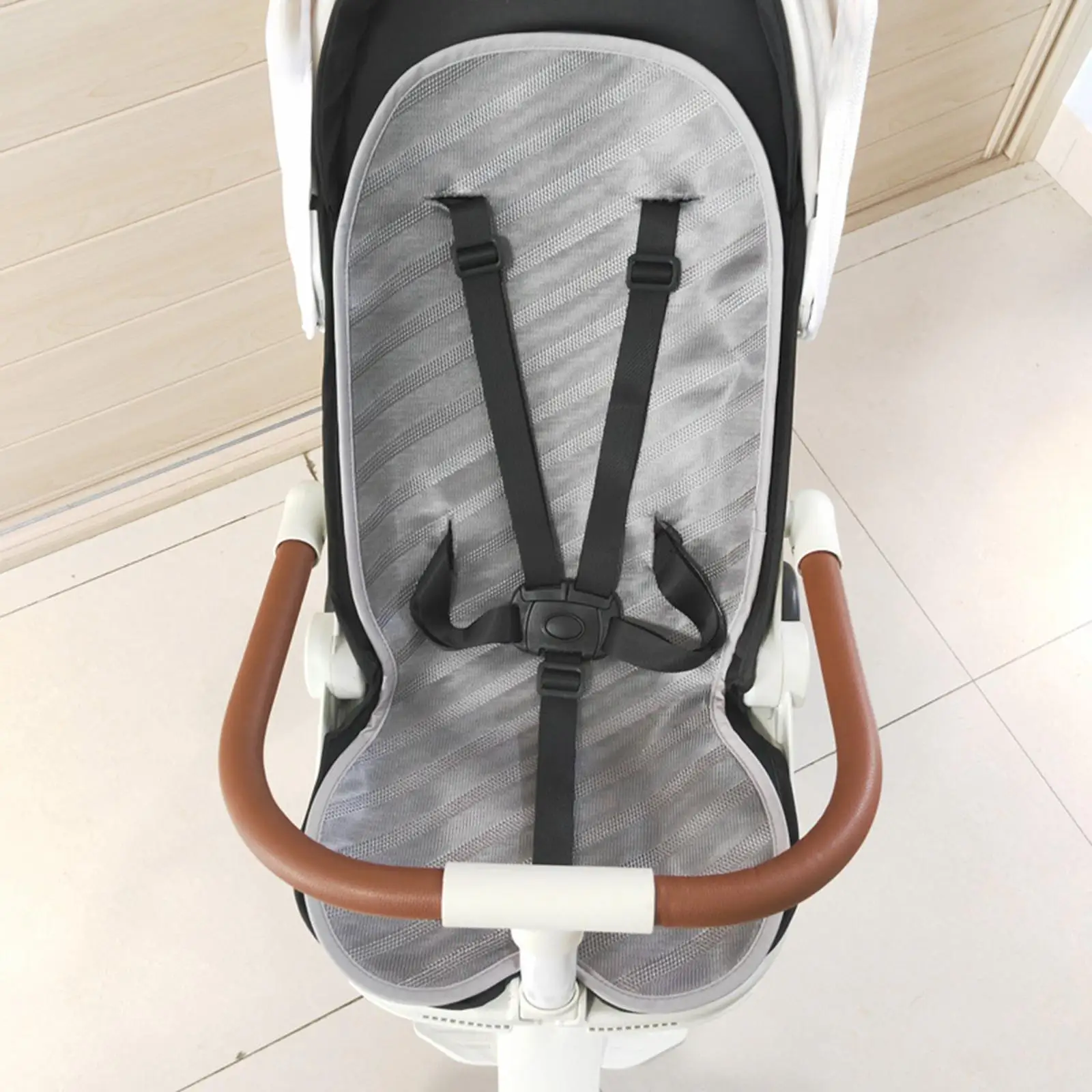 Летняя Охлаждающая накладка для сиденья Многофункциональный охлаждающий коврик для сиденья Коврик для охлаждения сиденья коляски для детского обеденного стула Детское сиденье безопасности - 1