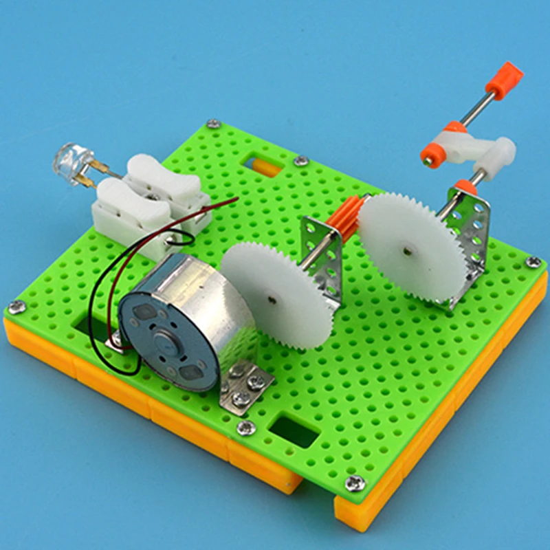 Сделай САМ забавную физическую модель генератора с рукояткой Игрушки для научных экспериментов Учебное Оборудование и расходные материалы - 1
