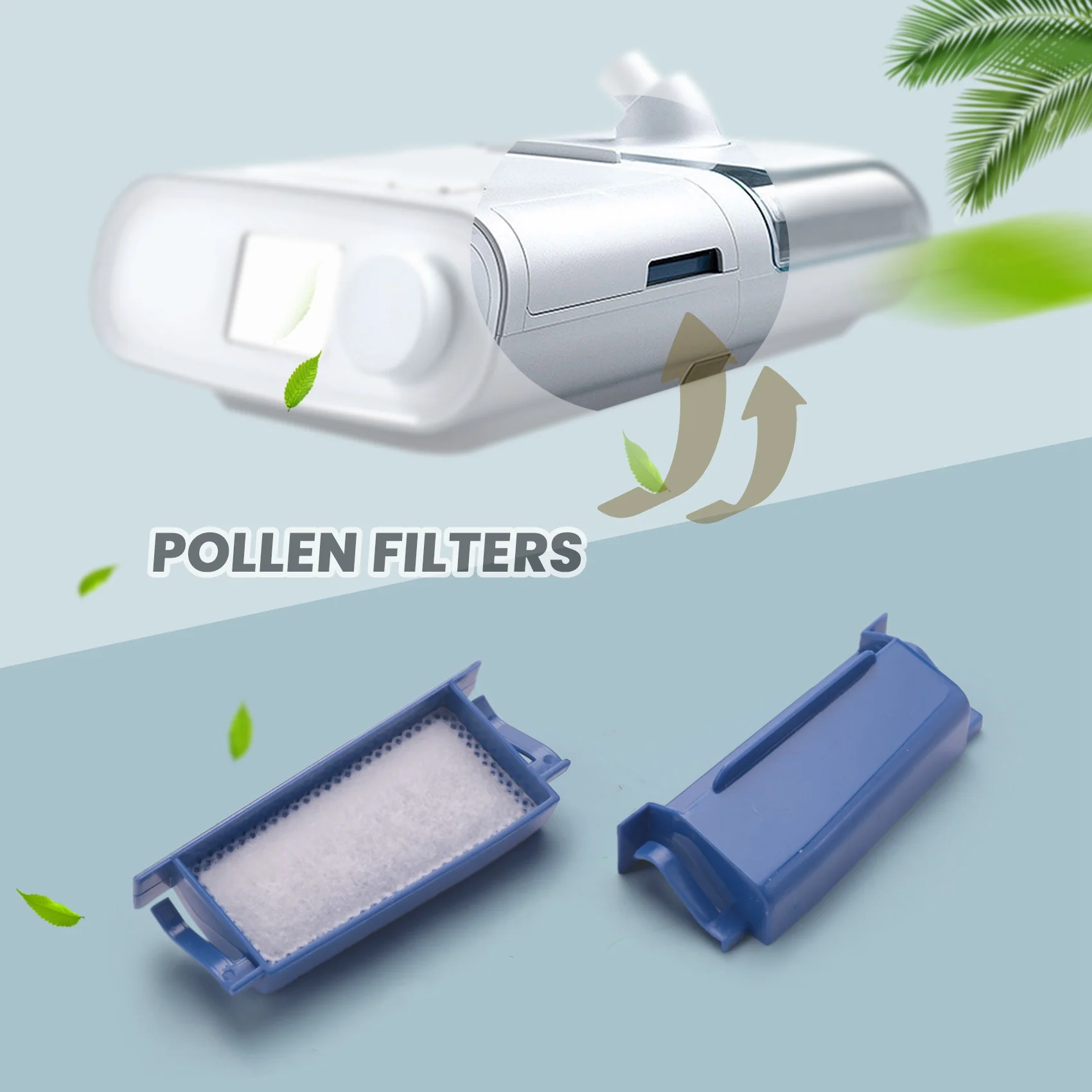 Комплекты фильтров Philips Respironics для dreamstation включают в себя 2 многоразовых фильтра и 6 одноразовых фильтров сверхтонкой очистки - 1