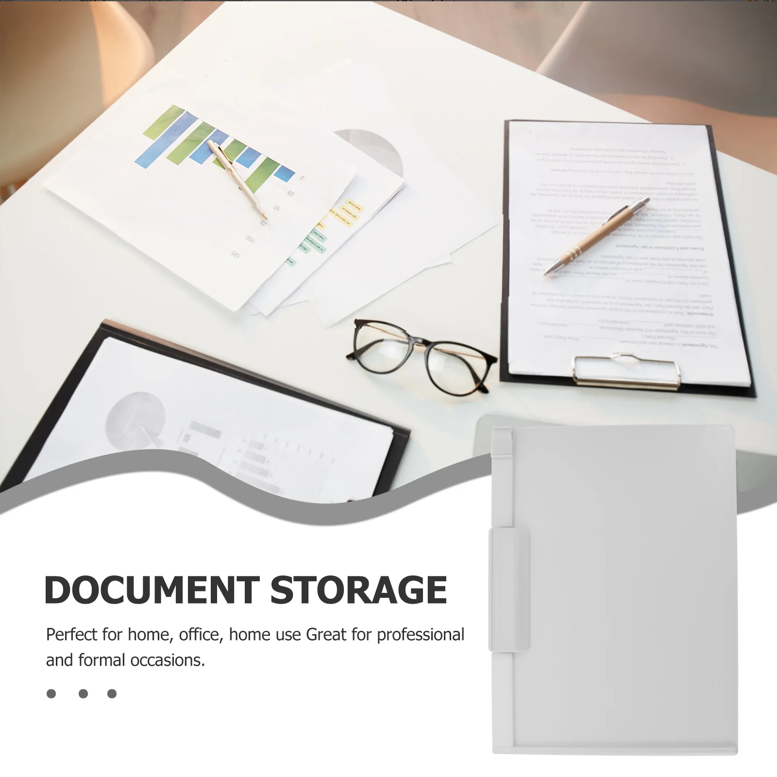 Портативная доска для письма Офисный буфер обмена Зажим для хранения документов Доска для конференций буфер обмена файлами - 1