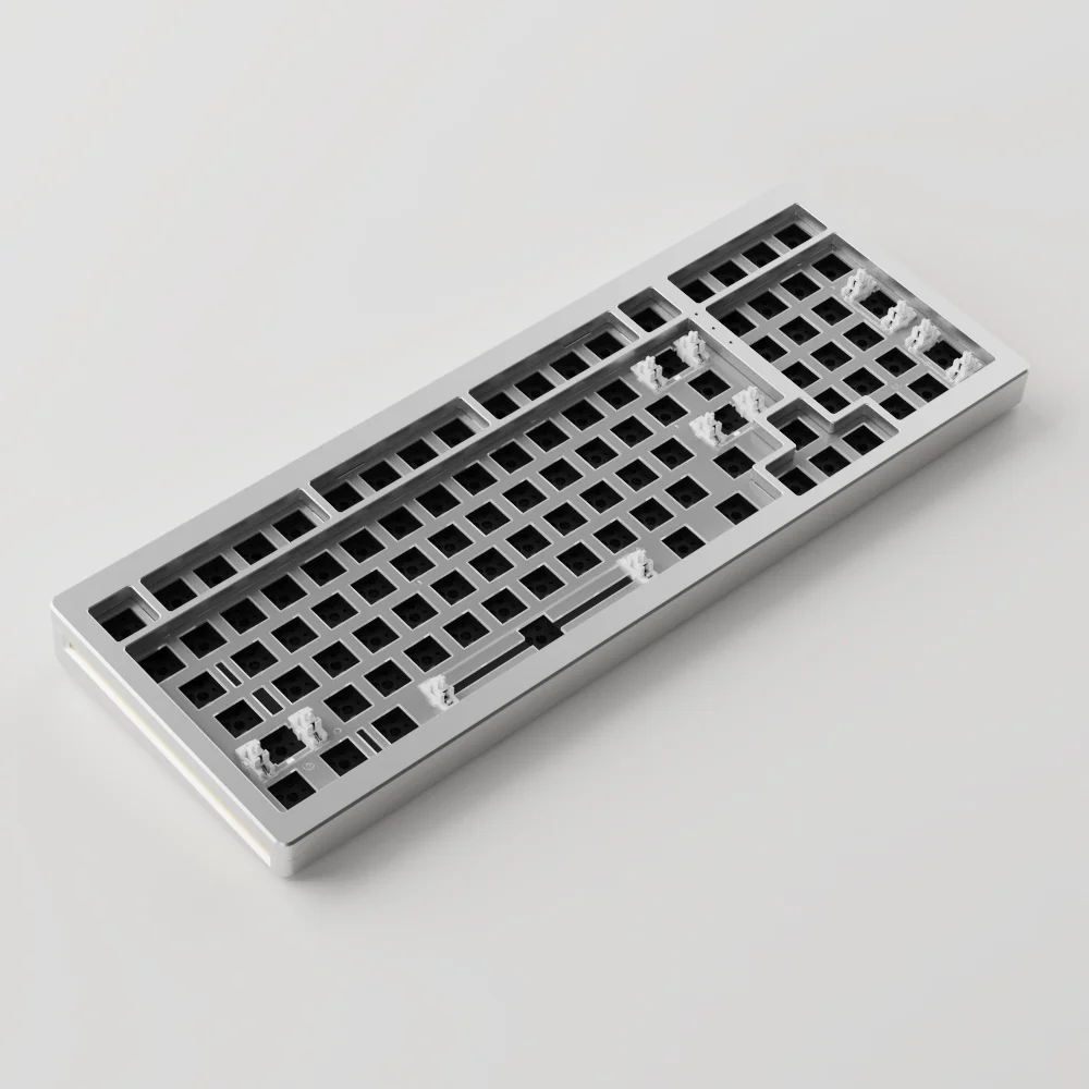 Комплект Механической Геймерской клавиатуры MONSGEEK M2 QMK С Проводной Прокладкой с ЧПУ 98key RGB С горячей заменой Из Анодированного Алюминия На Заказ Комплект клавиатуры Barebone - 1
