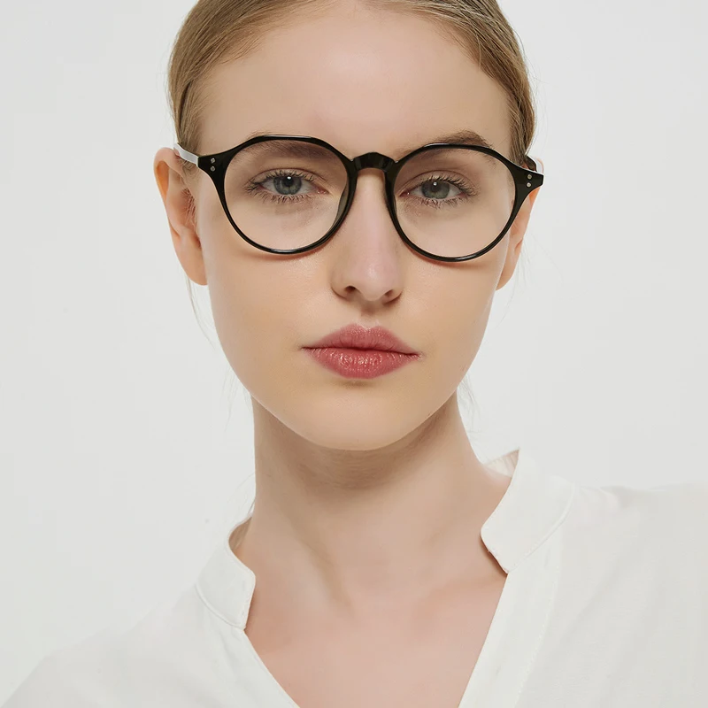 Токеторизм, ретро Круглые очки для женщин, анти-синие мужские очки, модные очки 4802 - 1