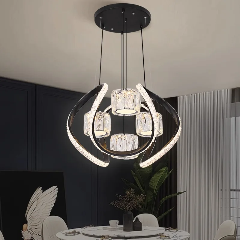 Современный декор, люстра, подвесной светильник в столовой, освещение в помещении, потолочный светильник, подвесной светильник, светильники для гостиной - 1