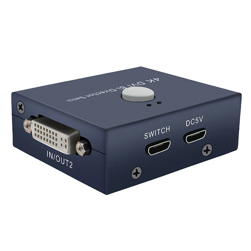 Переключатель HDMI 4K при 30 Гц 2X1 DVI Двунаправленный Переключатель HDMI UHD 4Kx2K Разветвитель для HDTV/ PS4/ Xbox One/ Apple TV /Fire Stick - 1
