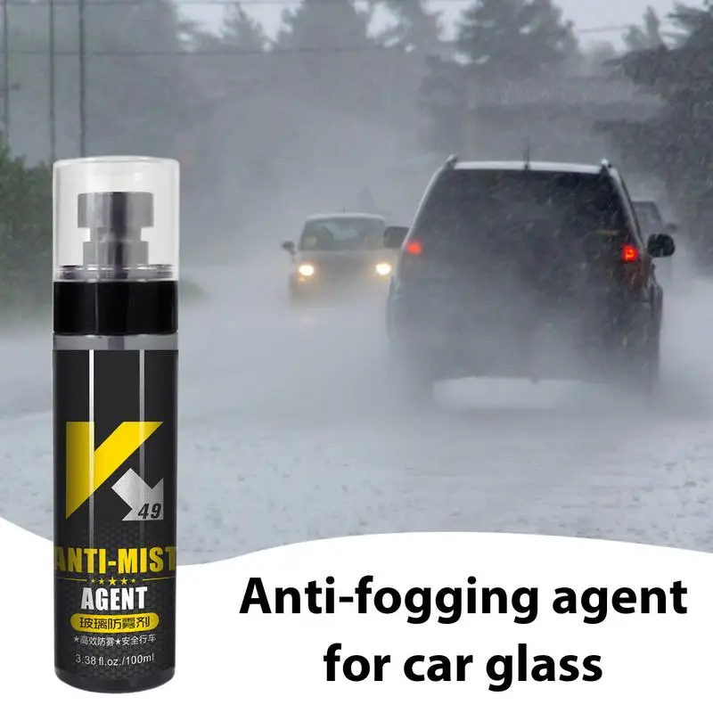 Средство для защиты стекла от запотевания в автомобиле, быстрое и длительное действие, 3,38 жидких. Автомобильный спрей против запотевания для салона автомобиля - 1