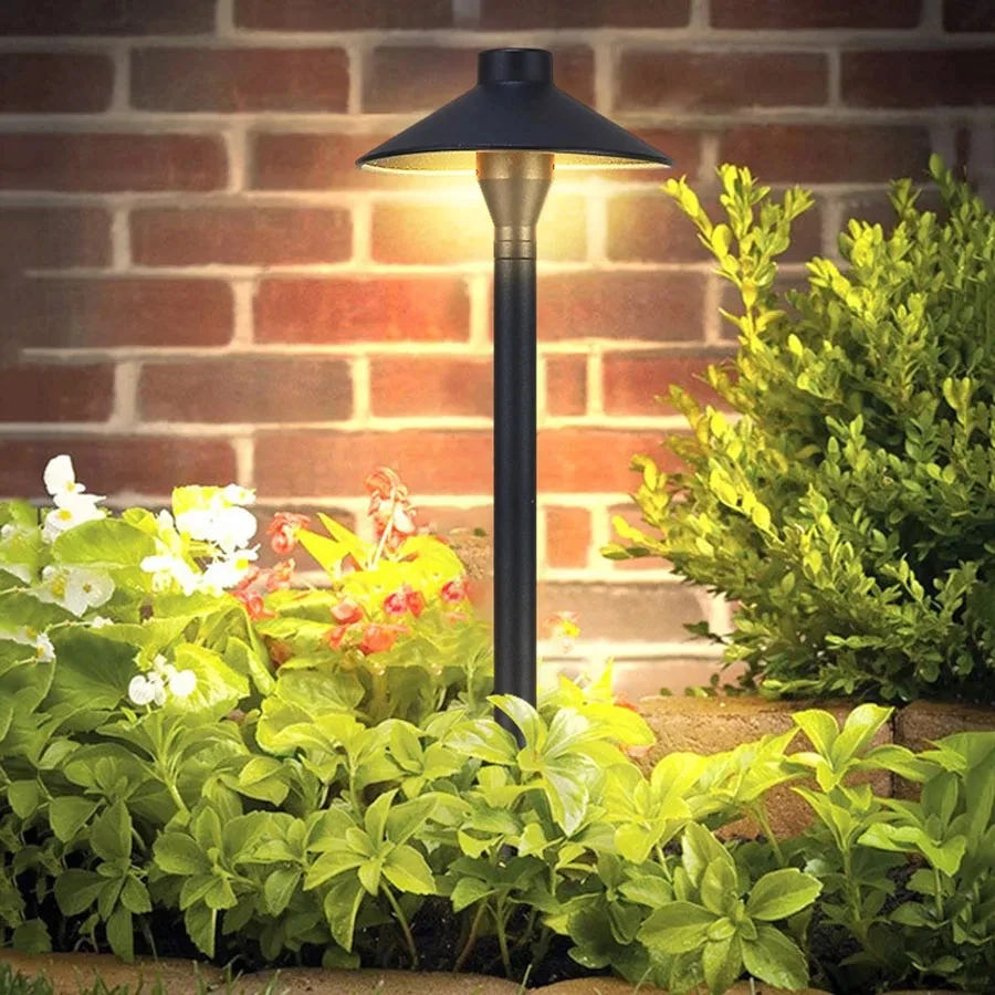 Современный светодиодный газон свет открытый водонепроницаемый освещения алюминиевый Вилла двор пейзаж свет сад парк путь фонари - 1