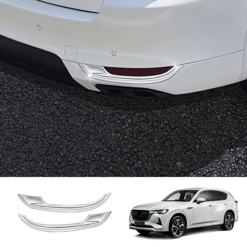 1 Пара Автомобильных Задних Противотуманных Фар Для Бровей, Противотуманных Фар Заднего Бампера Mazda CX-60 2022 2023 RHD - 1