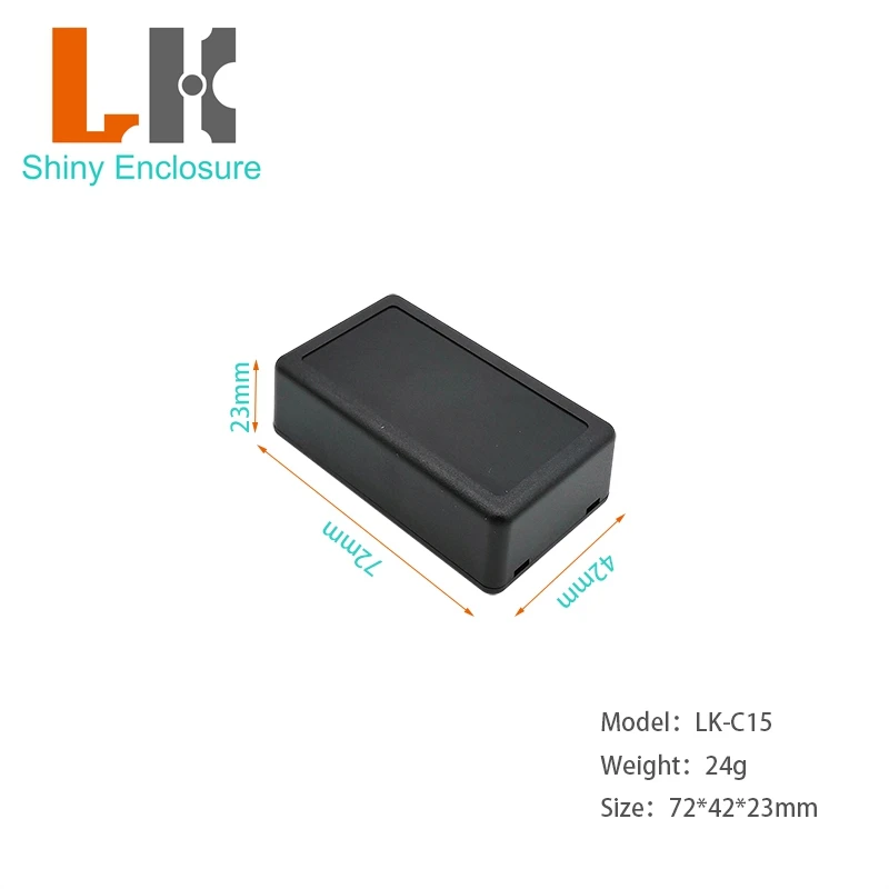 72x42x23mm LK-C15 Высококачественный Пластиковый Корпус Diy для Проекта Электроники Abs Распределительная Коробка для Проводов Печатная Плата Распределительная Коробка Управления - 1