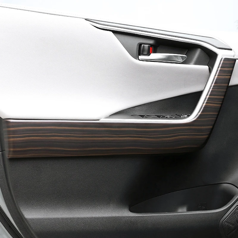Автомобильный Стайлинг ABS Боковая Дверь Автомобиля Внутренняя Тонкая Отделка Крышки Подлокотника Автоаксессуары Для Toyota RAV4 XA50 2019 2020 2021 2022 2023 - 1