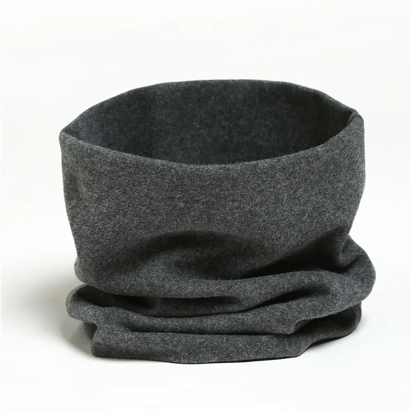 Новый зимний женский мужской вязаный головной платок 2023 года, шейный платок Унисекс, плюшевый утолщенный теплый шарф, женский ветрозащитный шарф - 2