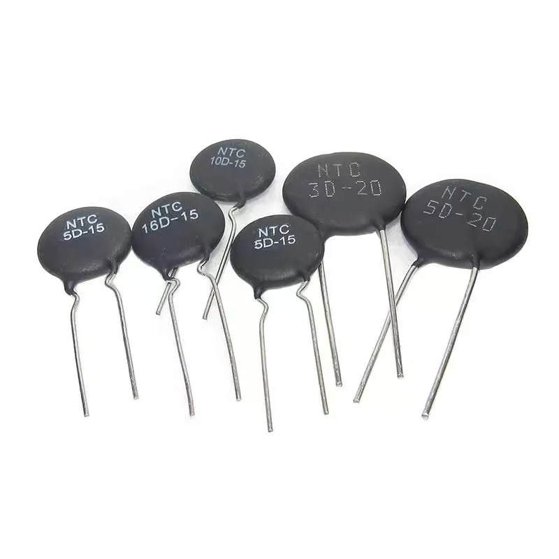 10шт Терморезистор NTC 3D-9 5D-9 5D-11 5D-15 8D-11 8D-20 10D-7 10D-9 10D-11 10D-13 10D-15 10D-20 20D-20 33D-7 47D-15 50D-9 - 2