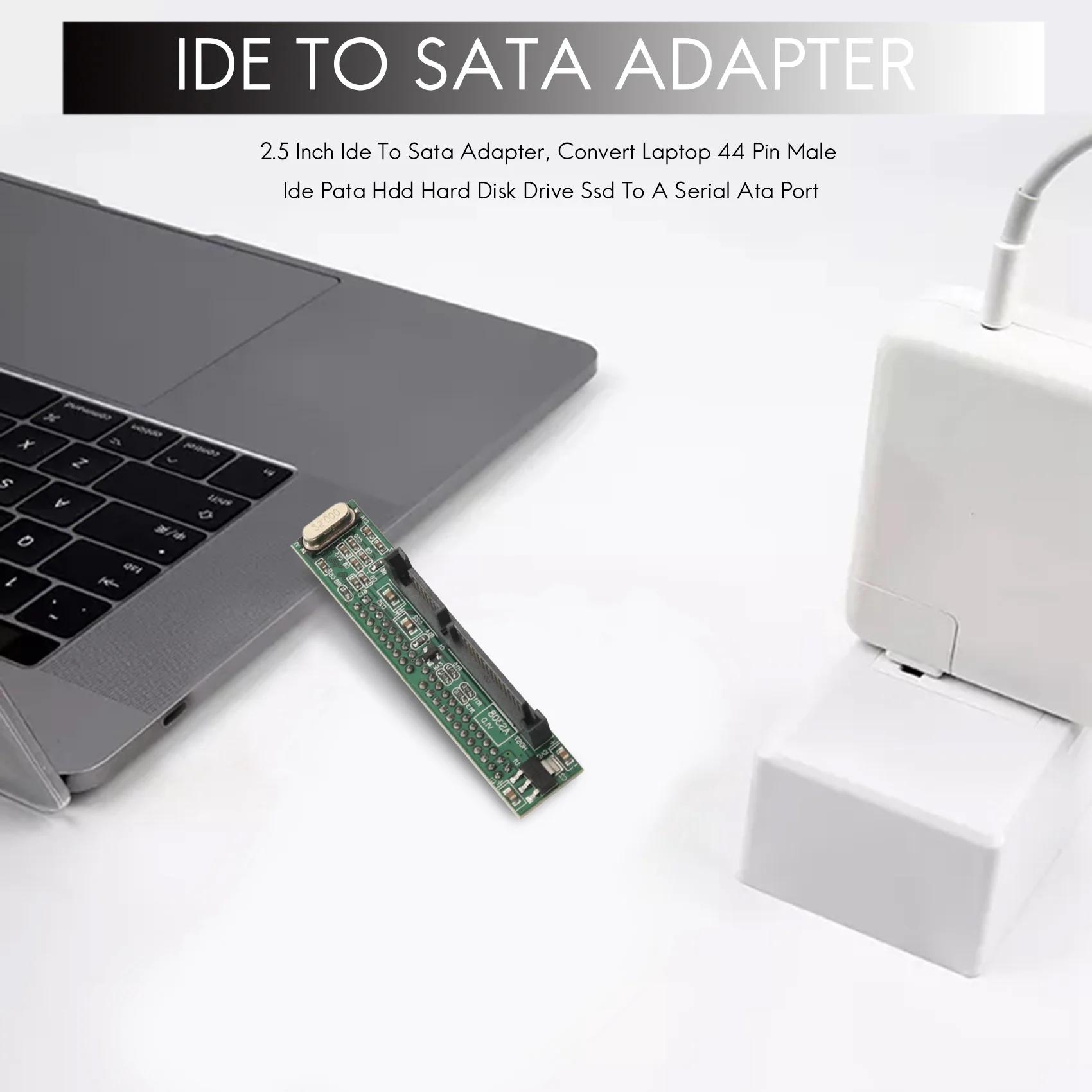 2,5-дюймовый адаптер Ide для Sata, преобразующий 44-контактный разъем для ноутбука Ide Pata Hdd для жесткого диска Ssd в порт Serial Ata - 2
