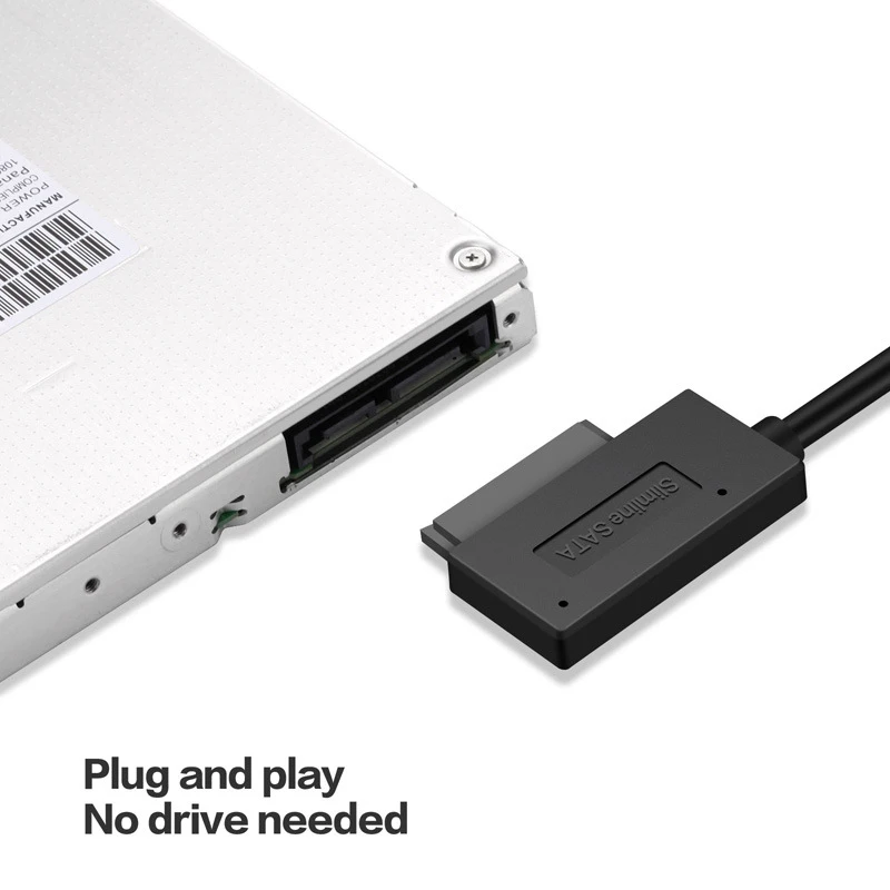 35 см USB-Адаптер PC 6P + 7P CD DVD Rom Конвертер SATA В USB 2.0 Slimline Sata 13-Контактный Адаптер Кабель Привода Для Портативных ПК Ноутбук - 2