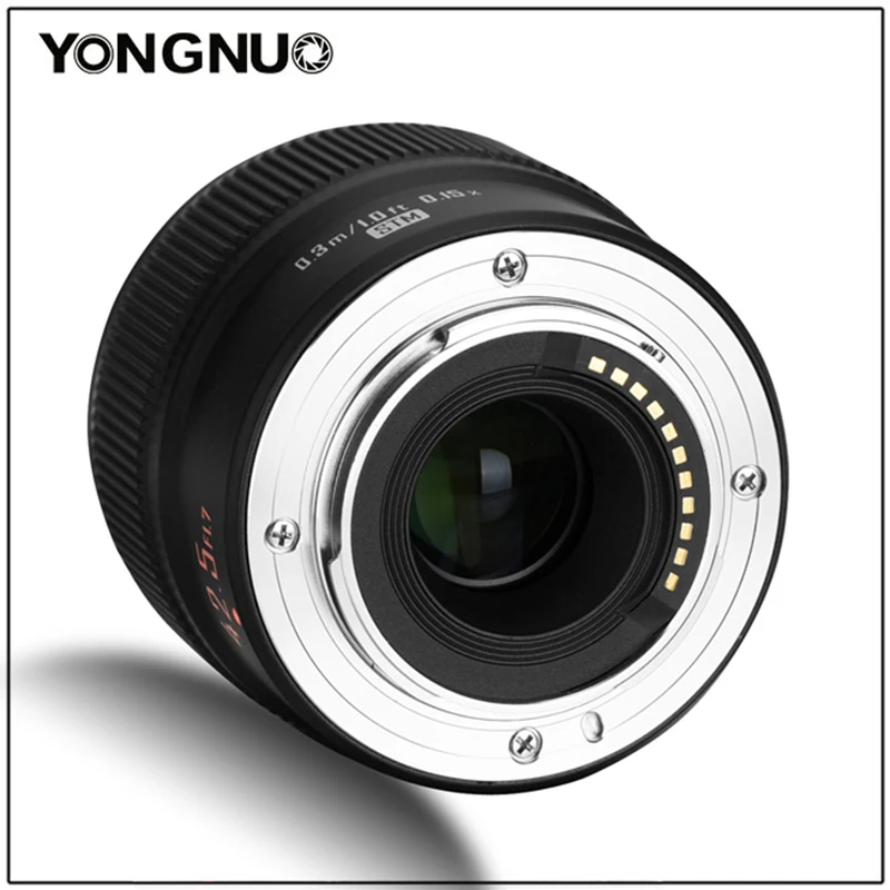 Объектив камеры YONGNUO YN42.5mm 42.5mm F1.7M II Объектив F1.7 Для Беззеркальной камеры Panasonic Olympus с автофокусировкой с креплением M4/3 - 2