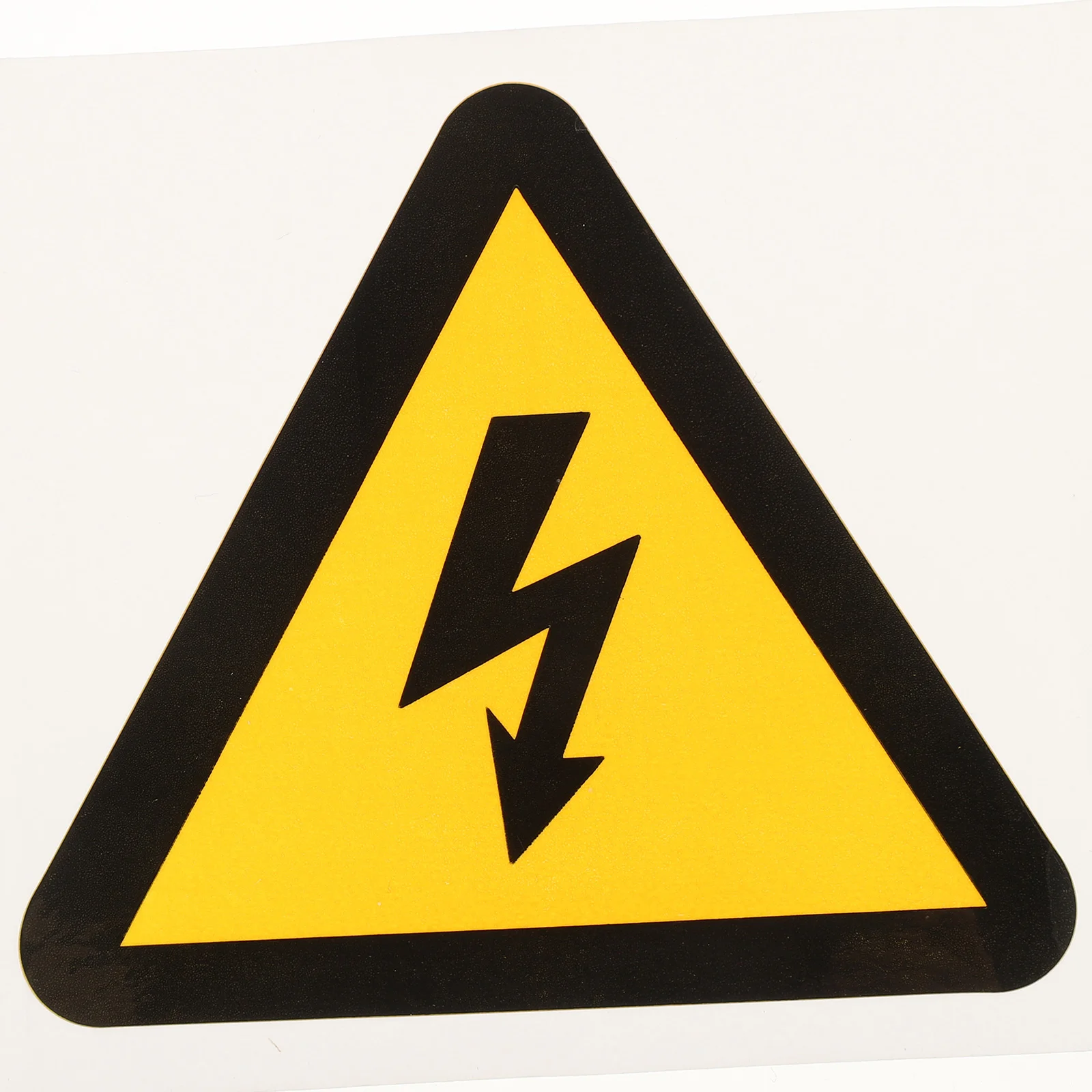 Желтые наклейки Tofficu, опасность поражения электрическим током, Виниловая наклейка с высоким напряжением, поражение электрическим током Отключите питание Перед - 2