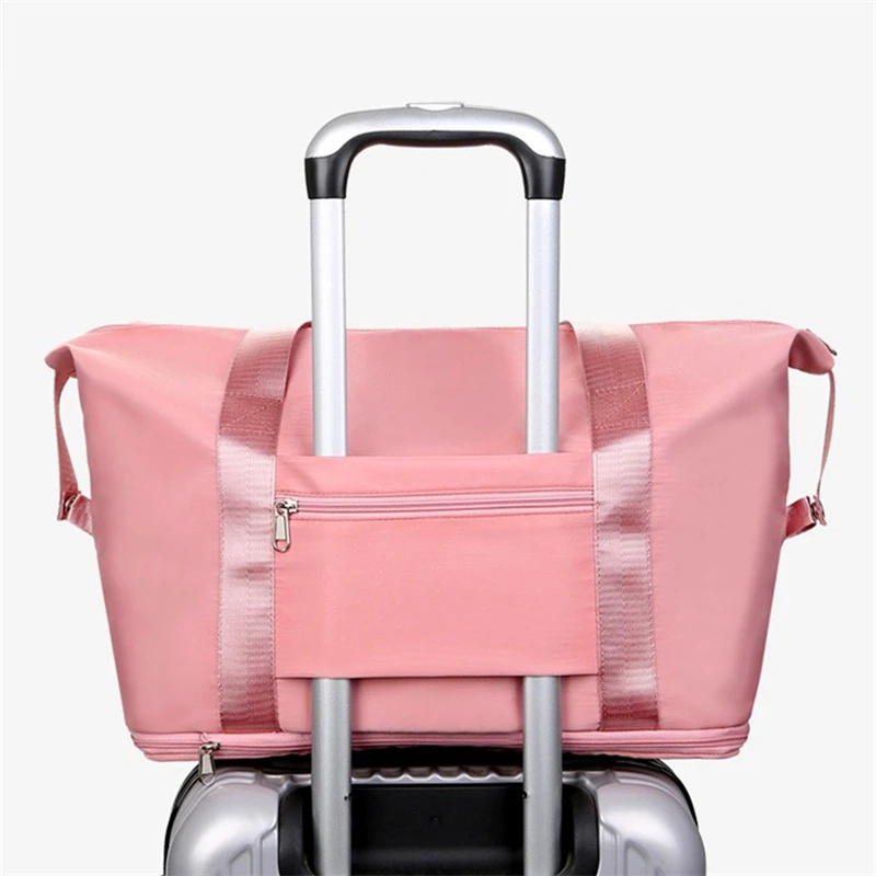 Дорожная сумка, женская сумка через плечо, качественная повседневная сумка, расширительные сумки на двойной молнии, большие женские сумки, багажные сумки 2023 - 2
