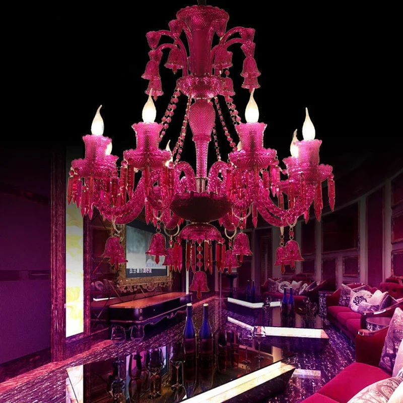 WPD Роскошный Стиль Хрустальный Подвесной Светильник Европейская Свеча Художественная Лампа Гостиная Ресторан Спальня Вилла Люстра - 2