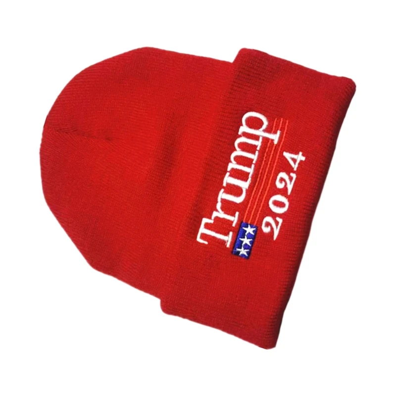 Избирательный товар с вышивкой для подростков, мужская женская унисекс костюмная шляпа, голосующий Дональд, теплая мягкая вышитая шляпа. - 2