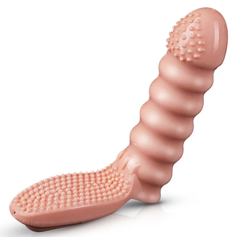 Пальчиковые вибраторы, щетка, вибрирующий рукав для пальцев, стимуляция точки G, массаж, секс-игрушки для мастурбации для женщин, товары для взрослых - 2