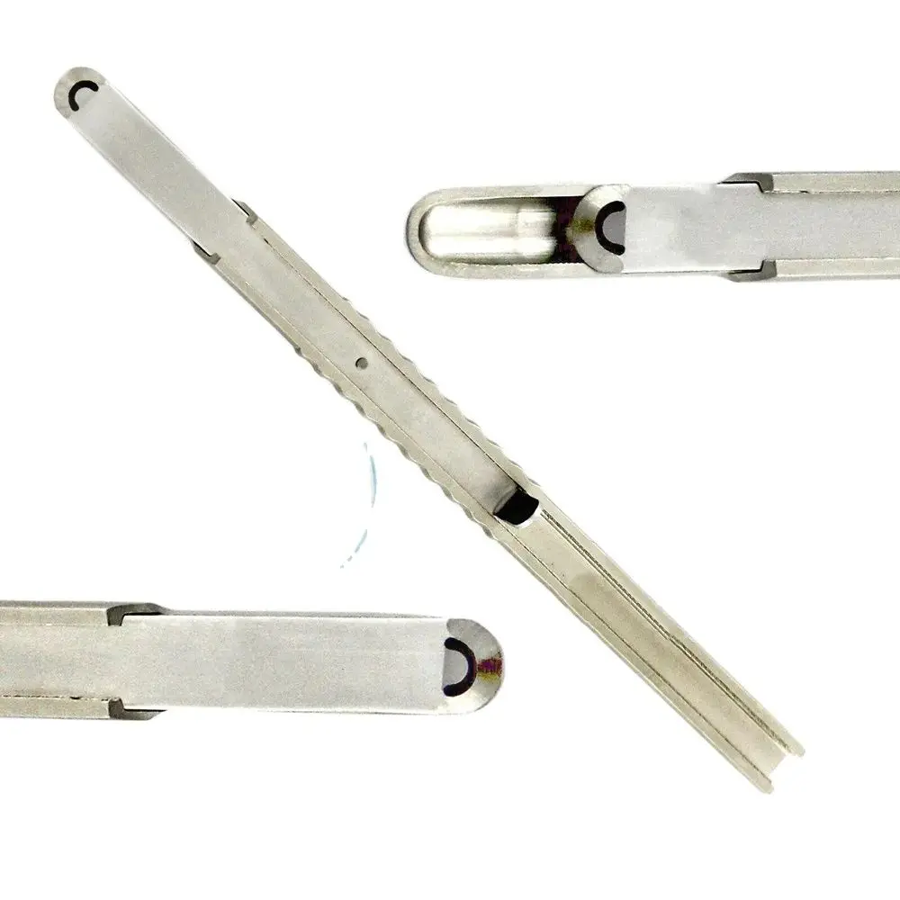 1 шт Инструмент для скребка для костей зубных имплантатов Инструмент из нержавеющей стали Хирургический Коллектор Прямой - 2