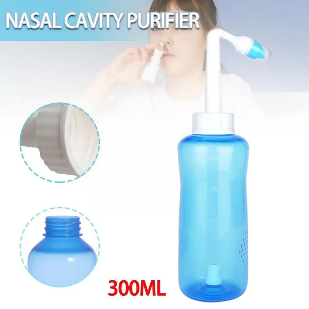 300 МЛ Очиститель для промывания носа Защита для носа Очищает и увлажняет Ринит Для взрослых Оптом, Нети Для детей, Избегайте Аллергии на горшок F6K7 - 2