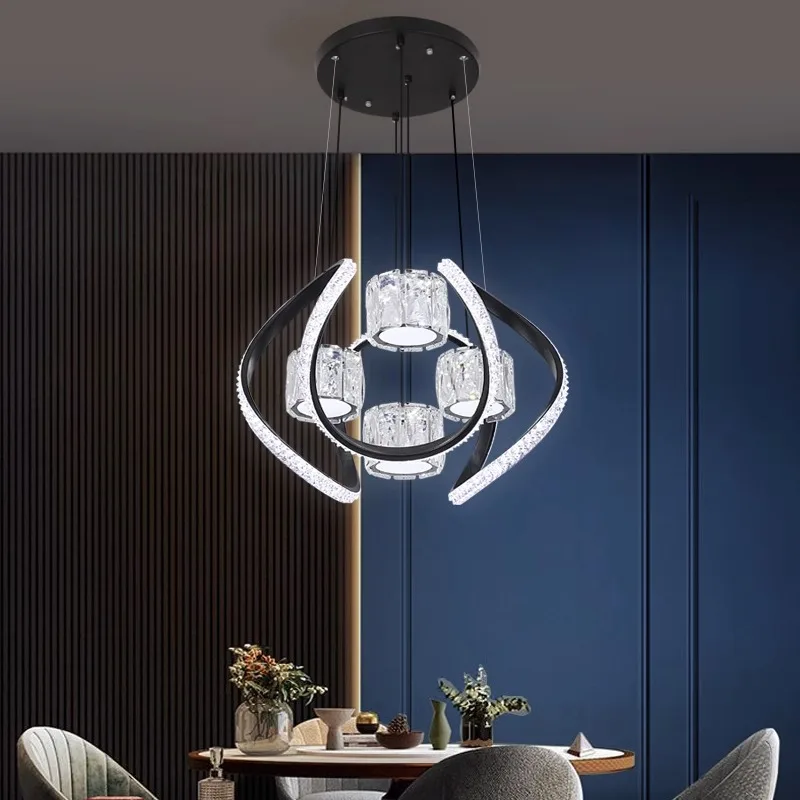 Современный декор, люстра, подвесной светильник в столовой, освещение в помещении, потолочный светильник, подвесной светильник, светильники для гостиной - 2