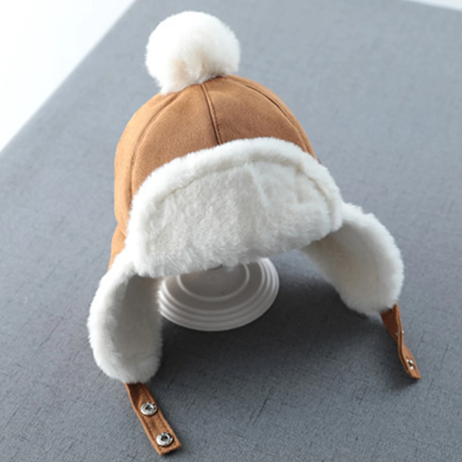 2020 Уличная зима Осень Теплая кепка для защиты ушей для маленьких мальчиков и девочек, шапочка-бини, теплая шапка, женские шапки на осень-зиму - 2