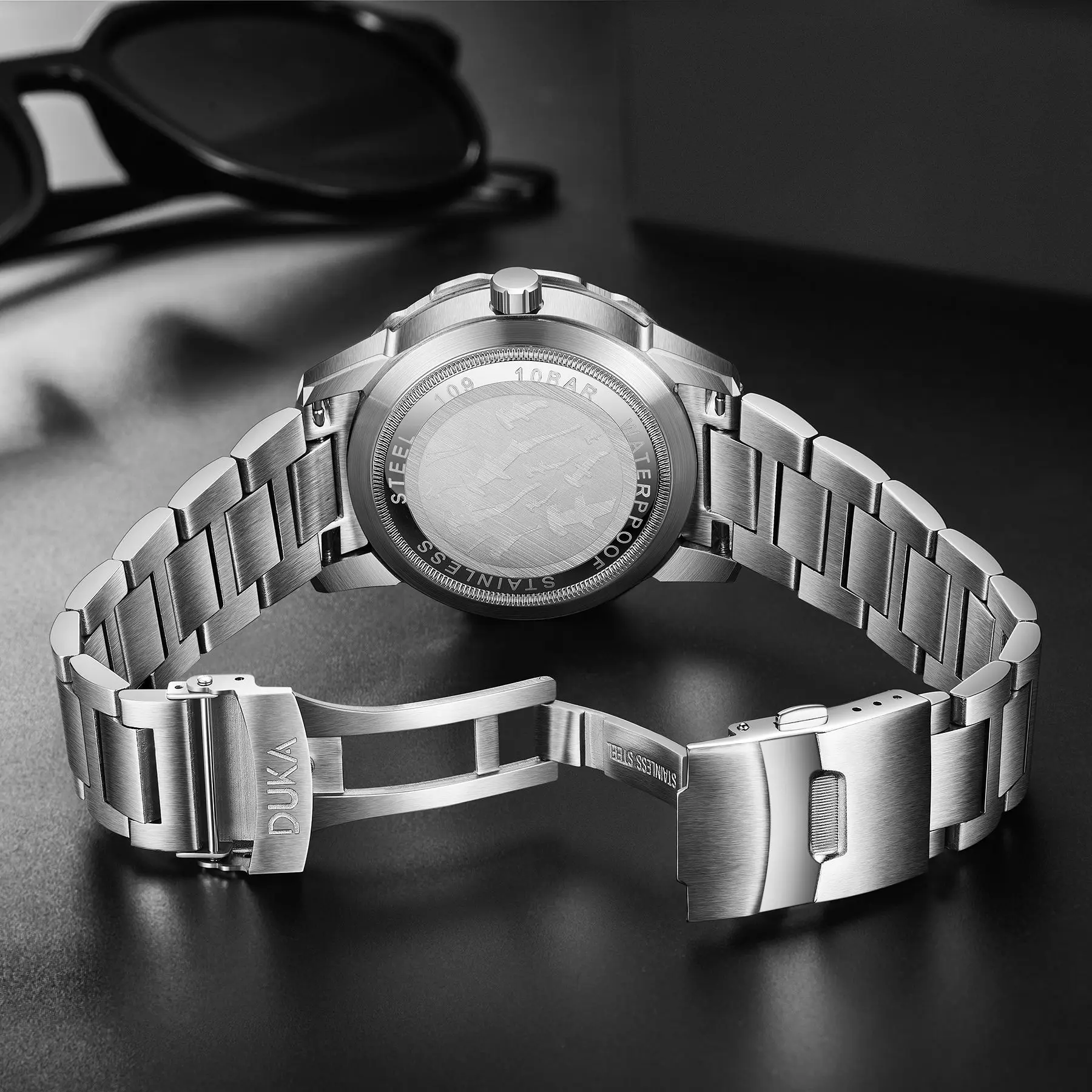 2023 Новые Мужские Механические наручные часы DUKA Роскошные Автоматические Часы Для Мужчин NH35 Из нержавеющей стали Водонепроницаемые Светящиеся часы man - 2