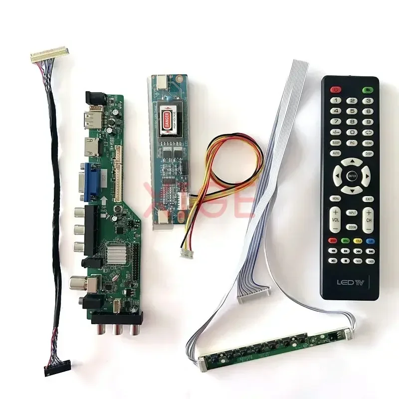 ЖК-плата контроллера Подходит LTN154AT08 LP154WX3 TX39D80VC1GAA DVB Цифровой 2CCFL 1280*800 ИК + AV + USB + HDMI + VGA Монитор 30Pin LVDS Комплект - 2