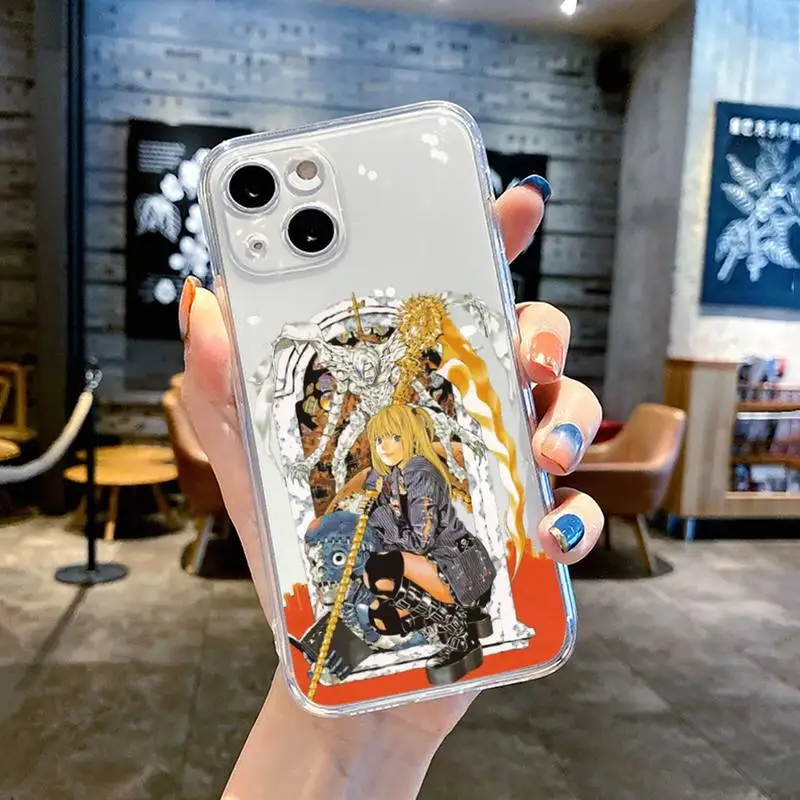 Death Note Ryuk manga Аниме Чехол для телефона Прозрачный мягкий для iphone 11 13 12 14 x xs xr pro max mini plus - 3