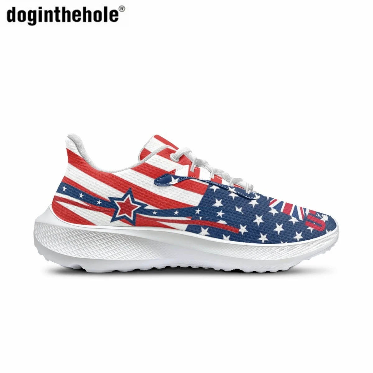 Doginthehole С художественным принтом британского флага, повседневные кроссовки для женщин, мужская спортивная обувь для активного отдыха, повседневные износостойкие кроссовки для бега - 3