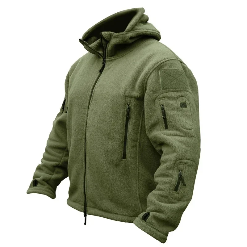Мужские куртки-ветровки из флиса, мужская спортивная тактическая куртка, армейская флисовая куртка для активного отдыха, походов, Polar Coat - 3