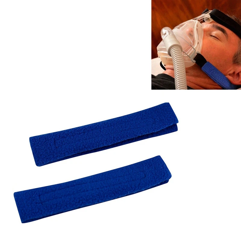 1 Комплект Расходных Материалов CPAP Комфортные Накладки Для Предотвращения Попадания На Лицо CPAP Держатель Ремней Маски и 1 Шт Головных Уборов CPAP Шейная Накладка Чехлы для ремней CPAP - 3