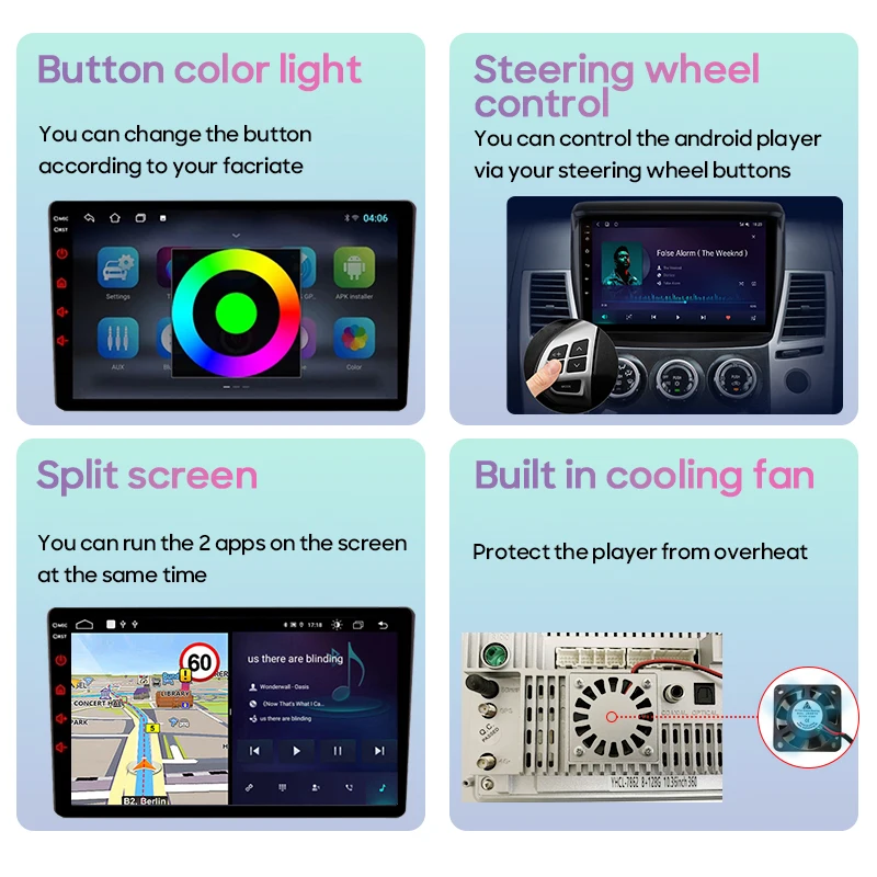 Для Fiat Doblo 2015 Qualcomm Автомобильный Радиоприемник Carplay GPS Навигация Android Auto 5G Wifi Стерео Экран Видео Bluetooth Без 2din BT Устройства - 3