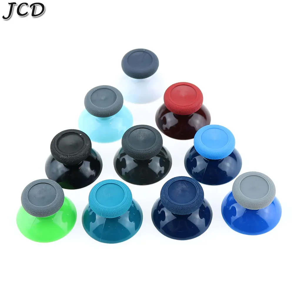 JCD 2 ШТ. для контроллера Microsoft XBox One X S Оригинальные 3D аналоговые ручки для большого пальца, крышка джойстика, синие и красные ручки для большого пальца. - 3
