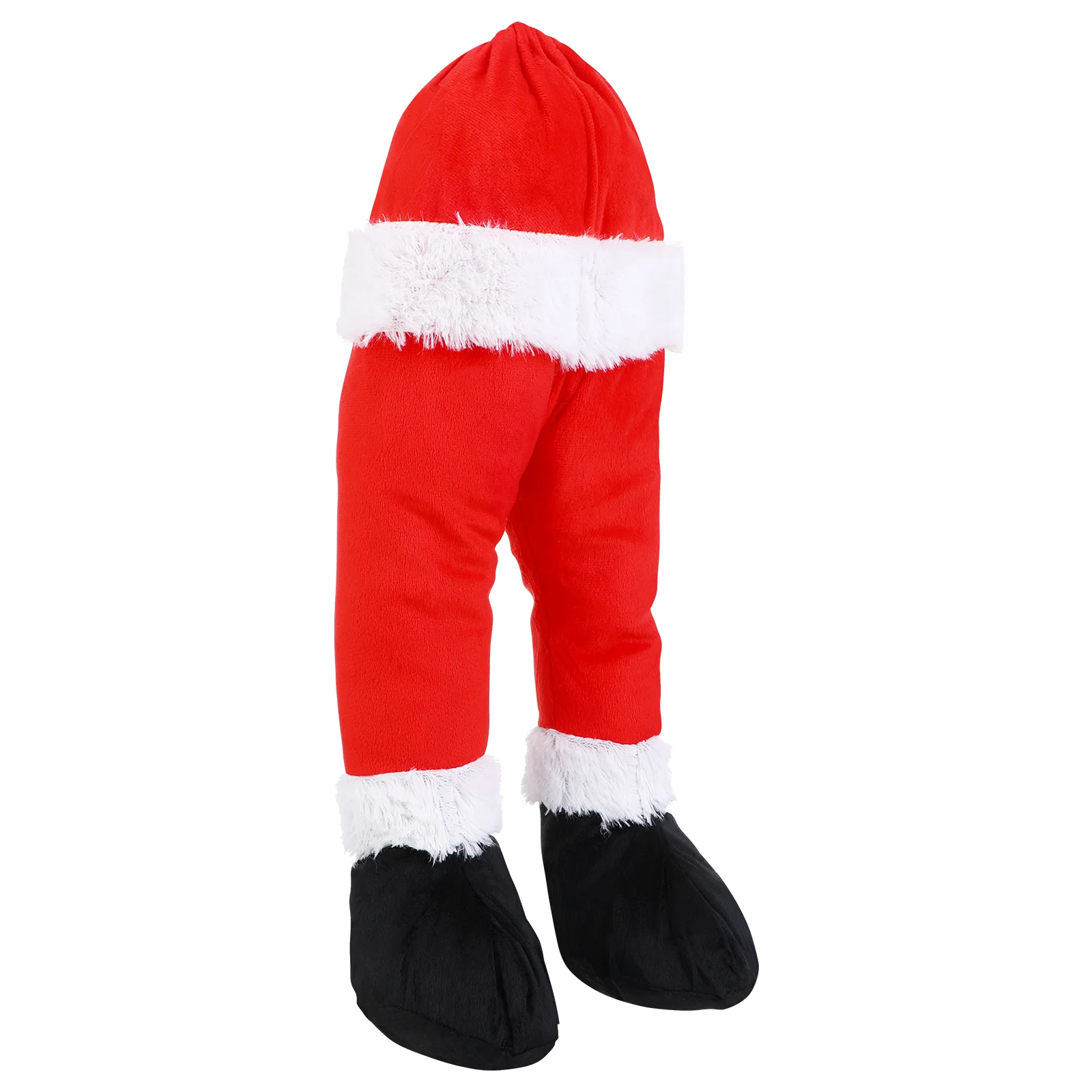 Рождественские украшения, Рождественские ножки Санта Клауса, застрявший верх из елки, дизайн поддельных ножек, Рождественский орнамент, декор Рождественской елки - 3
