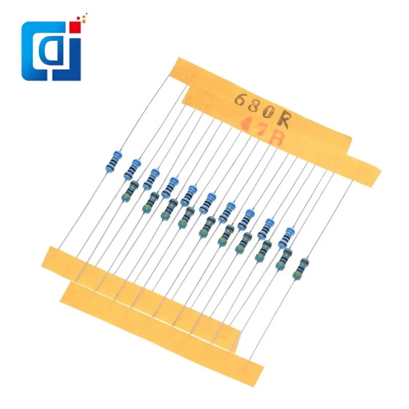 JCD 300 шт./ЛОТ Комплект металлопленочных резисторов мощностью 1/4 Вт, 1% Комплект резисторов Ассорти, Набор Сопротивлений 10-1 м Ом, по 30 значений в каждом 10 шт. - 3
