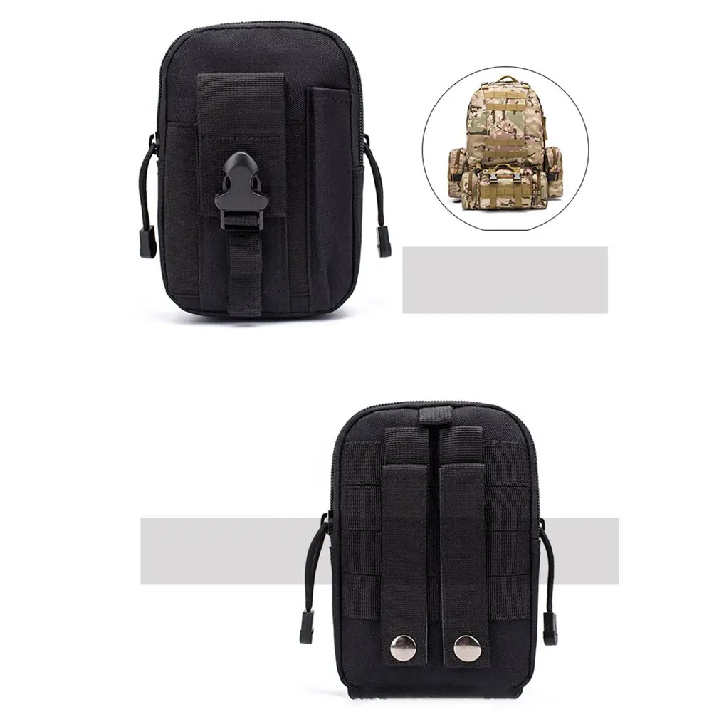 Универсальная уличная тактическая военная сумка на поясном ремне, кошелек на молнии, Многофункциональная сумка для телефона, сумка для мужчин - 3