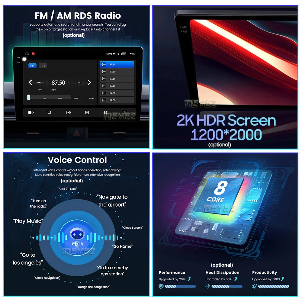 Для Mercedes Benz Smart Fortwo 2006 2007 2008 2009 2011-2015 Автомобильный Радио Мультимедийный Плеер Android 13 Carplay Навигация GPS 8G - 3