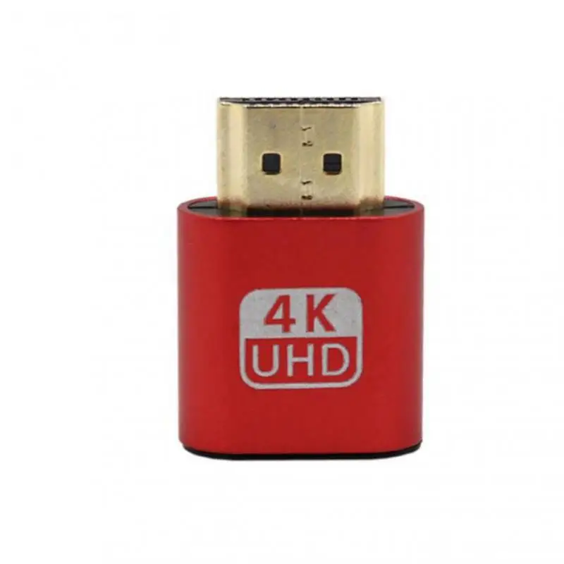 HDMI-совместимый Виртуальный Дисплейный Адаптер 4K Fit-Headless displayport dummy Display Plug EDID-Эмулятор Для Видео Майнинга Биткоинов DP - 3