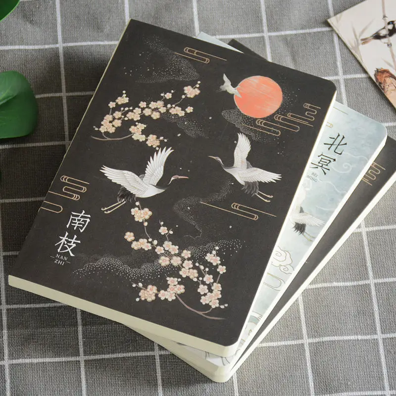 Утолщенный альбом для рисования в китайском стиле, ретро-блокнот A5/B5, большой альбом для рисования, книга с чистой страницей - 3