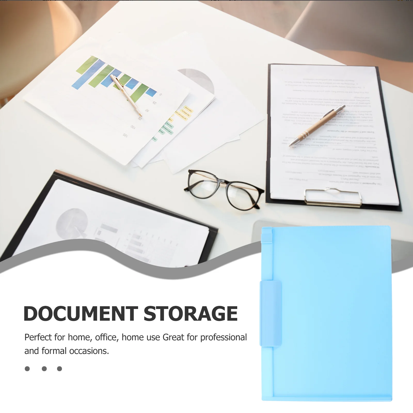 Портативная доска для письма Офисный буфер обмена Зажим для хранения документов Доска для конференций буфер обмена файлами - 3
