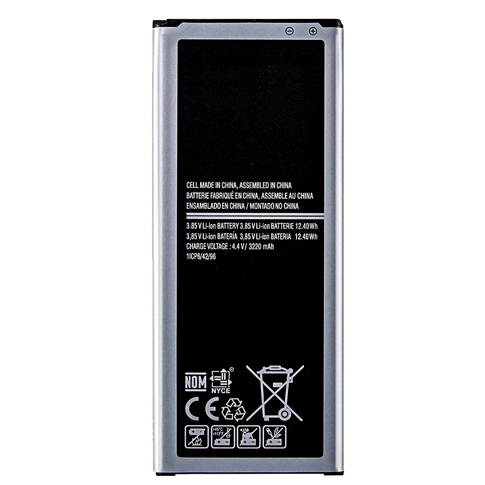 Сменный Аккумулятор EB-BN910BBE для Samsung Galaxy NOTE 4 SM SM-N910 SM N910A N910U N910F N910H N910V N910C 3220 мАч - 3