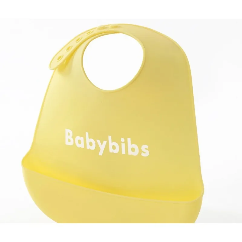 Детский силиконовый нагрудник Для детского питания, трехмерный водонепроницаемый карман для еды, детский нагрудник, карман для слюны, не смываемый, - 3