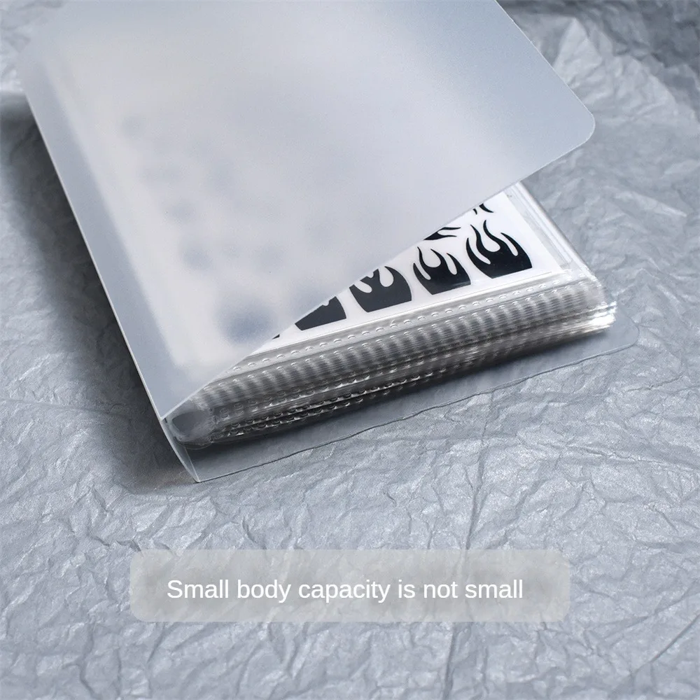 Инструмент для хранения наклеек для ногтей Организуйте Альбом для хранения наклеек для нейл-арта, прочный альбом для хранения наклеек для красоты и здоровья - 3