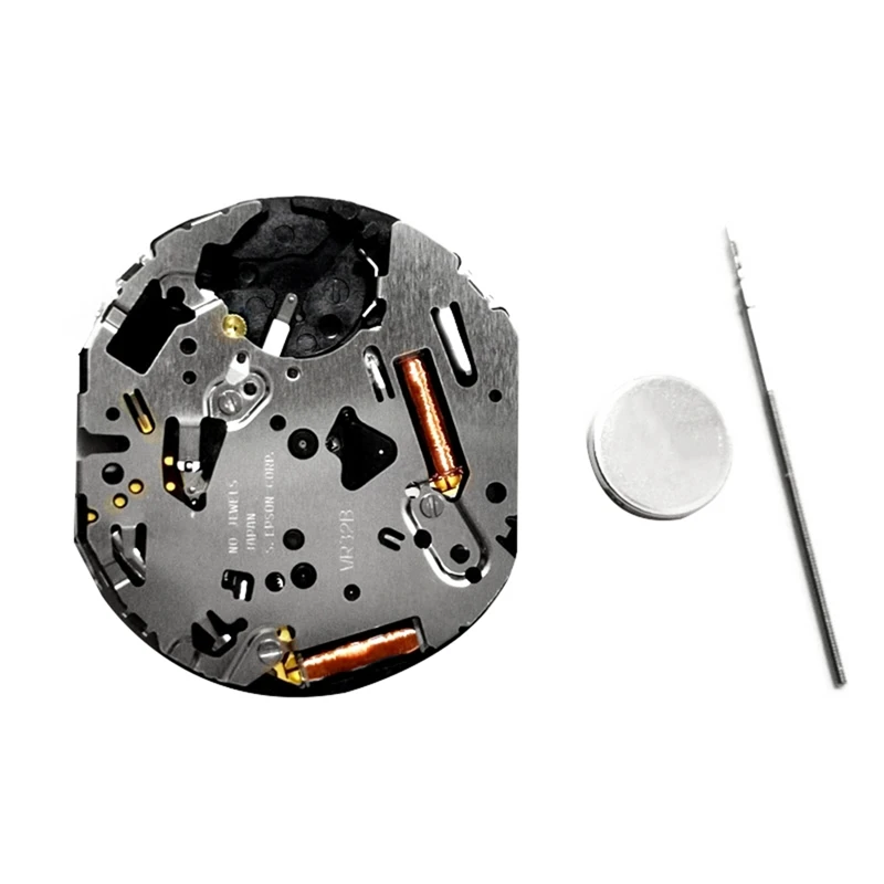 Кварцевый механизм с одним календарем, механизм высокой точности, сменные наручные электронные часы VR32A VR32B, запасные части для ремонта наручных часов - 3